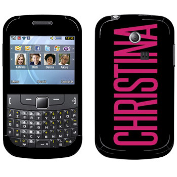   «Christina»   Samsung Chat 335