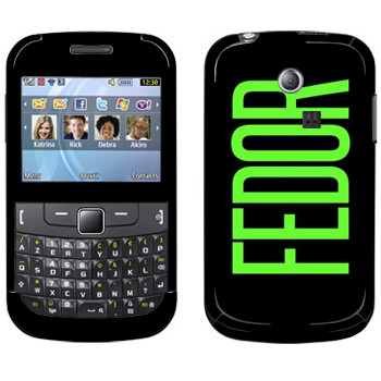   «Fedor»   Samsung Chat 335