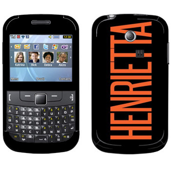   «Henrietta»   Samsung Chat 335