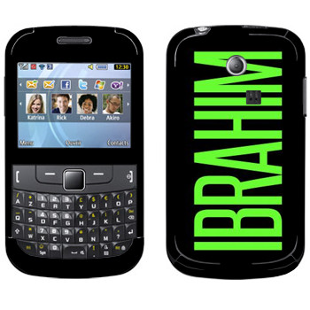   «Ibrahim»   Samsung Chat 335