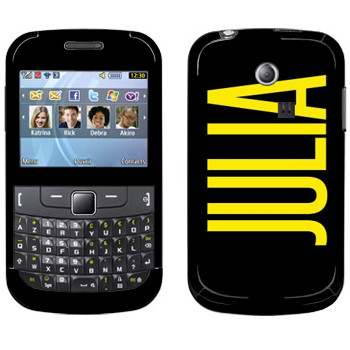   «Julia»   Samsung Chat 335