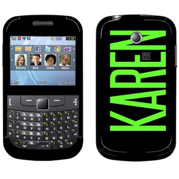   «Karen»   Samsung Chat 335