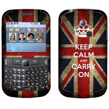   «Keep calm and carry on»   Samsung Chat 335