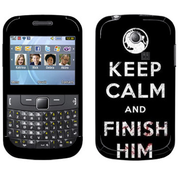   «Keep calm and Finish him Mortal Kombat»   Samsung Chat 335