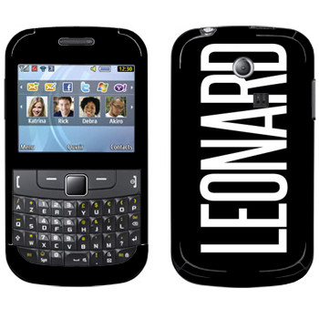   «Leonard»   Samsung Chat 335