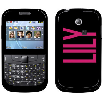   «Lily»   Samsung Chat 335