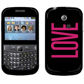   «Love»   Samsung Chat 335