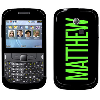   «Matthew»   Samsung Chat 335