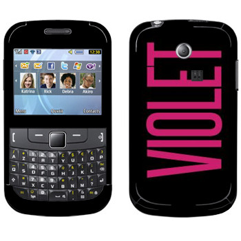   «Violet»   Samsung Chat 335