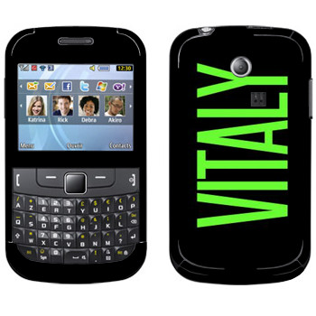   «Vitaly»   Samsung Chat 335