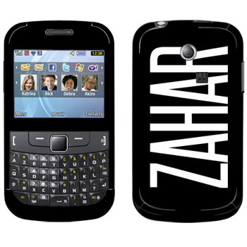   «Zahar»   Samsung Chat 335