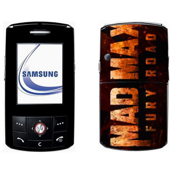   «Mad Max: Fury Road logo»   Samsung D800