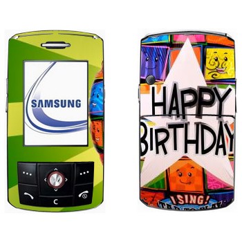   «  Happy birthday»   Samsung D800