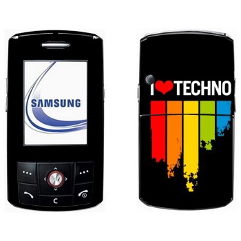   «I love techno»   Samsung D800