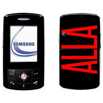   «Alla»   Samsung D800