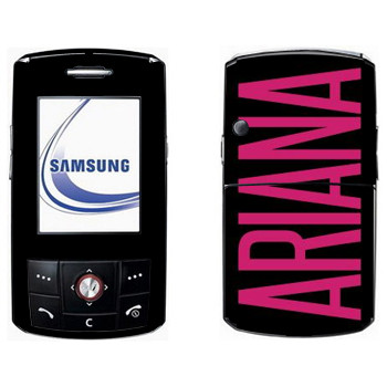   «Ariana»   Samsung D800