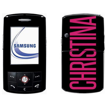   «Christina»   Samsung D800