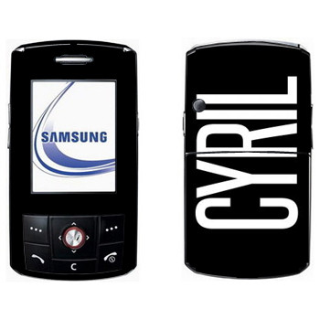   «Cyril»   Samsung D800