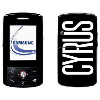   «Cyrus»   Samsung D800