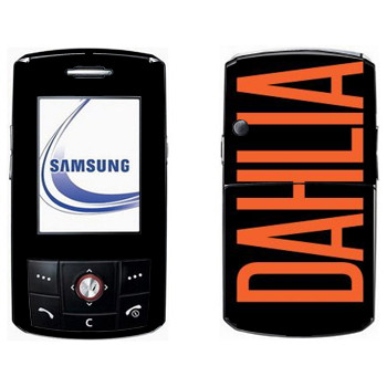   «Dahlia»   Samsung D800