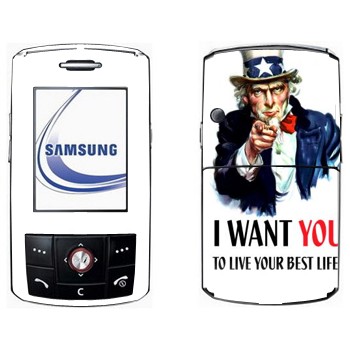   « : I want you!»   Samsung D800