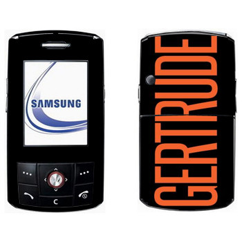   «Gertrude»   Samsung D800