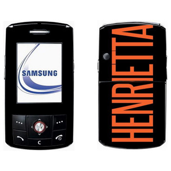   «Henrietta»   Samsung D800