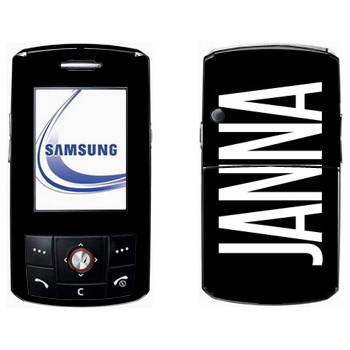   «Janna»   Samsung D800