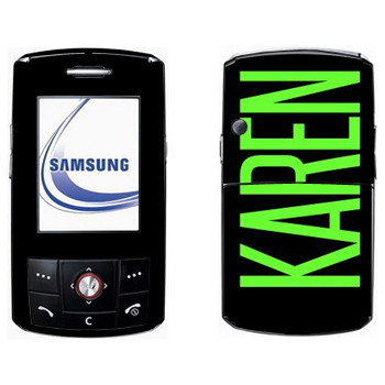   «Karen»   Samsung D800