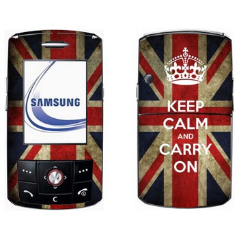   «Keep calm and carry on»   Samsung D800