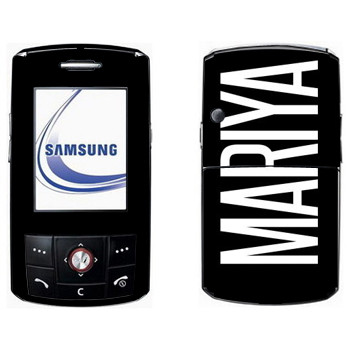   «Mariya»   Samsung D800