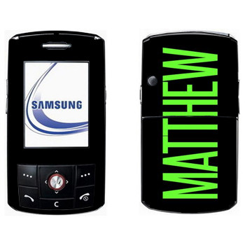   «Matthew»   Samsung D800