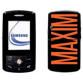   «Maxim»   Samsung D800