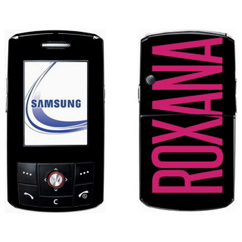   «Roxana»   Samsung D800