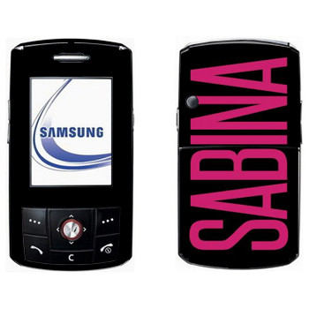   «Sabina»   Samsung D800