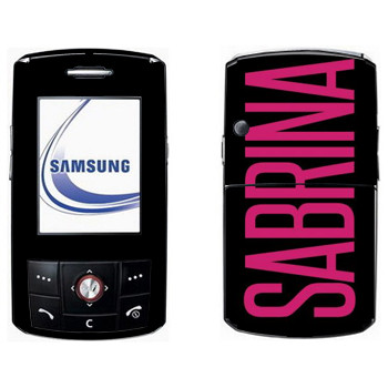   «Sabrina»   Samsung D800