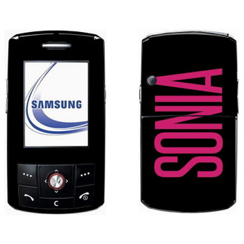   «Sonia»   Samsung D800