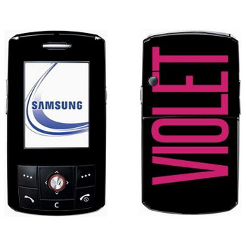   «Violet»   Samsung D800