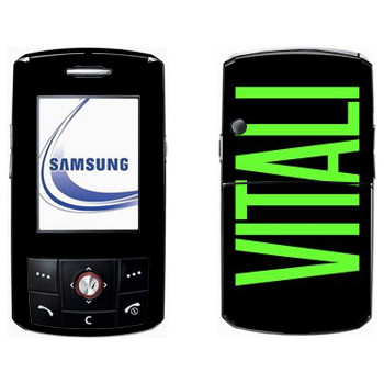   «Vitali»   Samsung D800