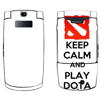   «Keep calm and Play DOTA»   Samsung D830