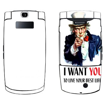   « : I want you!»   Samsung D830