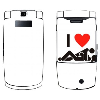   « I love sex»   Samsung D830