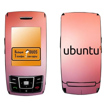   «Ubuntu»   Samsung D880 Duos