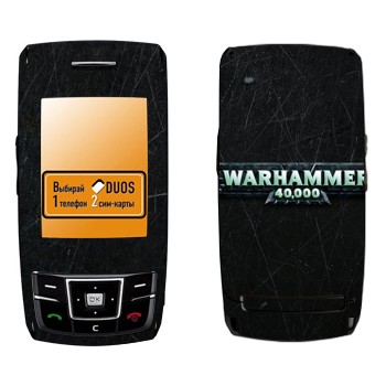   «Warhammer 40000»   Samsung D880 Duos