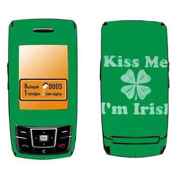   «Kiss me - I'm Irish»   Samsung D880 Duos