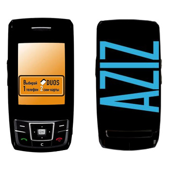   «Aziz»   Samsung D880 Duos