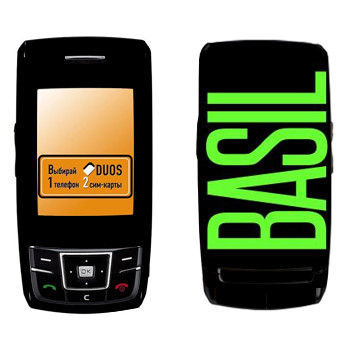   «Basil»   Samsung D880 Duos