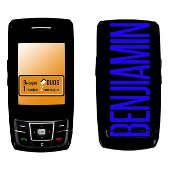   «Benjiamin»   Samsung D880 Duos