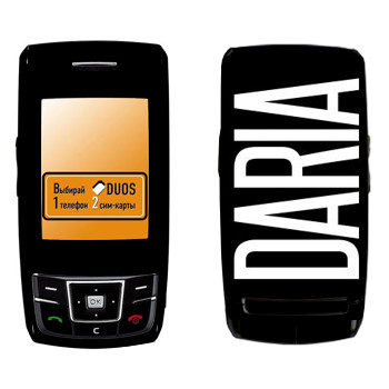   «Daria»   Samsung D880 Duos