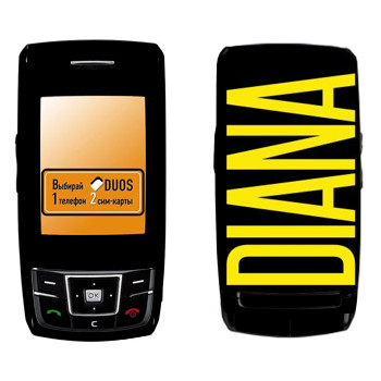   «Diana»   Samsung D880 Duos